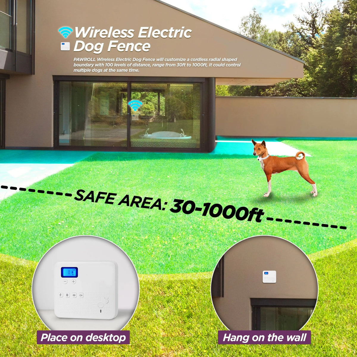 Electric Wireless Dog Fence System